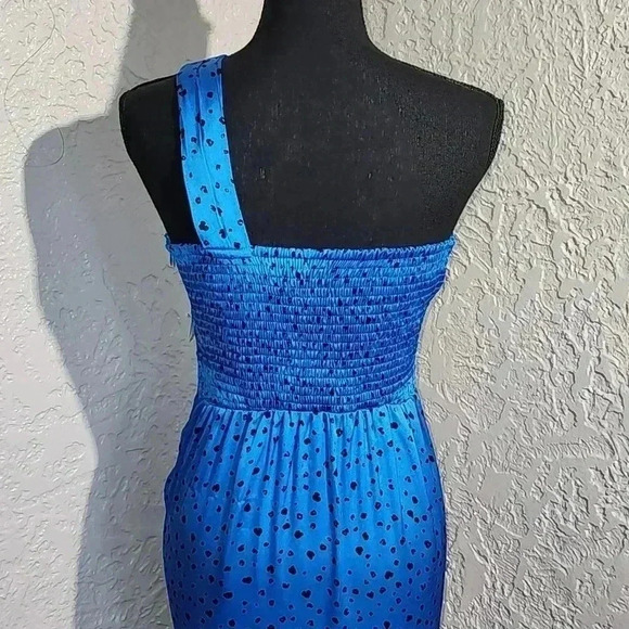 One shoulder COBALT SIZE small Cocktail dress by Heartloom - Picture 10 of 14